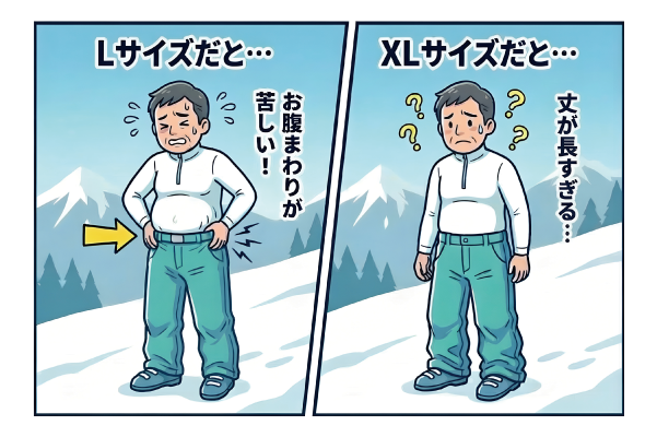 既製サイズの課題を解消します