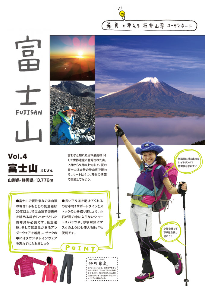 希良と考える石井山専コーディネート　Vol.4　富士山