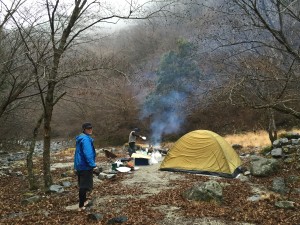 【登山本店】　丹沢湖で～極寒キャンプ～