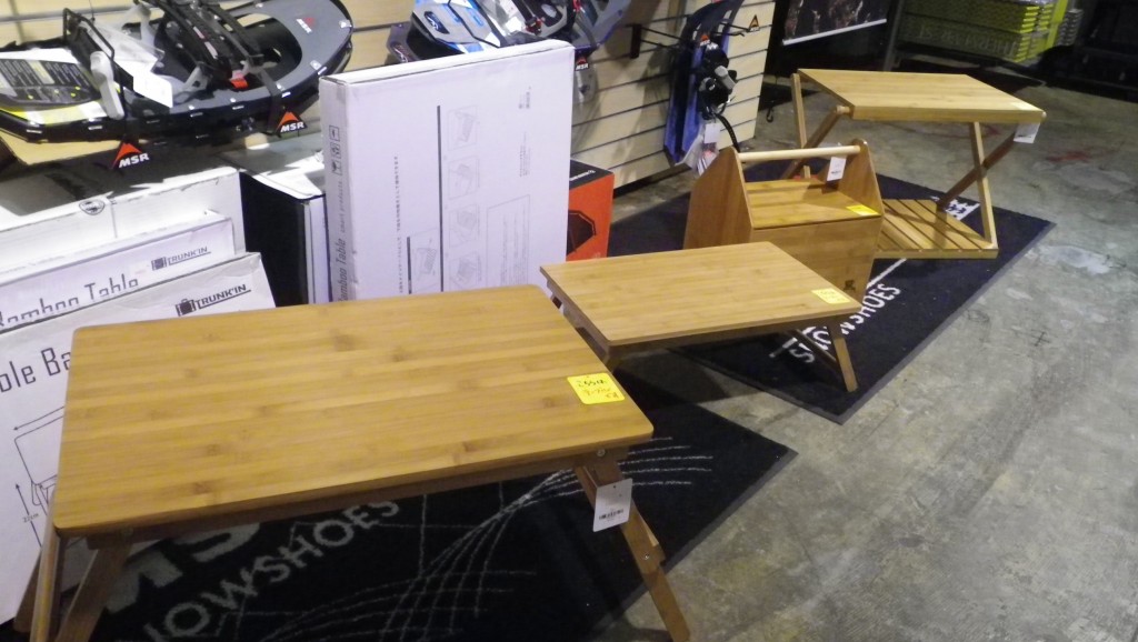 【吉祥寺店】竹製のテーブル＆キャリングボ…